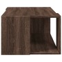 Mitteltisch aus braunem Eichenfurnierholz 89,5x48x30 cm von , Couchtisch - Ref: Foro24-848156, Preis: 47,77 €, Rabatt: %