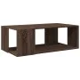 Engineered wood brown oak coffee table 89.5x48x30 cm by , Coffee table - Ref: Foro24-848156, Price: 47,40 €, Discount: %