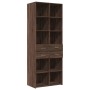 Tall brown oak veneer sideboard 70x42.5x185 cm by , Sideboards - Ref: Foro24-3281468, Price: 167,11 €, Discount: %
