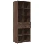 Tall brown oak veneer sideboard 70x42.5x185 cm by , Sideboards - Ref: Foro24-3281468, Price: 164,84 €, Discount: %