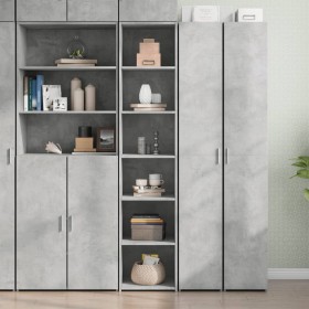 Hoher Schrank aus grauem Ingenieurholz 40x41x185 cm von , Sideboards - Ref: Foro24-3281669, Preis: 87,18 €, Rabatt: %