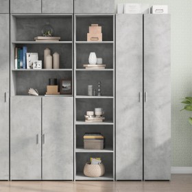 Aparador alto madera de ingeniería gris hormigón 45x41x185 cm de , Aparadores - Ref: Foro24-3281676, Precio: 96,55 €, Descuen...
