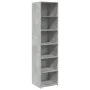 Tall engineered wood sideboard in gray concrete 45x41x185 cm by , Sideboards - Ref: Foro24-3281676, Price: 96,57 €, Discount: %