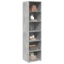 Hoher Schrank aus grauem Beton-Ingenieurholz 45x41x185 cm von , Sideboards - Ref: Foro24-3281676, Preis: 97,79 €, Rabatt: %