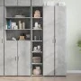 Tall engineered wood sideboard in gray concrete 30x41x185 cm by , Sideboards - Ref: Foro24-846414, Price: 81,64 €, Discount: %