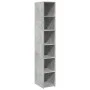 Tall engineered wood sideboard in gray concrete 30x41x185 cm by , Sideboards - Ref: Foro24-846414, Price: 81,64 €, Discount: %