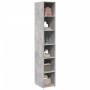 Tall engineered wood sideboard in gray concrete 30x41x185 cm by , Sideboards - Ref: Foro24-846414, Price: 82,91 €, Discount: %