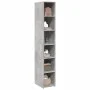 Tall engineered wood sideboard in gray concrete 30x41x185 cm by , Sideboards - Ref: Foro24-846414, Price: 81,64 €, Discount: %