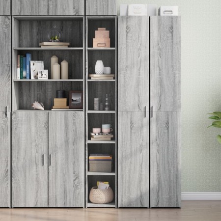 Hoher Schrank aus Sonoma-Eichenholzimitat, 30x41x185 cm. von , Sideboards - Ref: Foro24-846416, Preis: 85,26 €, Rabatt: %