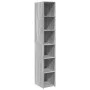 Tall Sonoma Gray Engineered Wood Sideboard 30x41x185 cm by , Sideboards - Ref: Foro24-846416, Price: 84,07 €, Discount: %