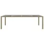 Gartentisch, Glasplatte, beiges synthetisches Rattan von vidaXL, Gartentische - Ref: Foro24-310594, Preis: 182,02 €, Rabatt: %