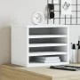 Wooden white engineering desktop organizer 36x26x29.5 cm by , Classification and organization - Ref: Foro24-848045, Price: 39...