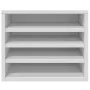 Schreibtisch-Organizer aus weißem Ingenieurholz, 36x26x29,5 cm. von , Klassifizierung und Organisation - Ref: Foro24-848045, ...