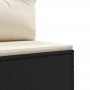 Set de muebles de jardín 5 pzas y cojines ratán sintético negro de , Conjuntos de jardín - Ref: Foro24-3308088, Precio: 401,04 €