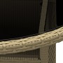 Gartentisch aus gehärtetem Glas und synthetischem Rattan in Beige Ø80x75 cm. von vidaXL, Gartentische - Ref: Foro24-310607, P...
