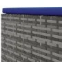 4-piece garden furniture set with gray synthetic rattan cushions by , Garden sets - Ref: Foro24-3308055, Price: 234,03 €, Dis...