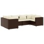 Gartenmöbel-Set, 6-teilig, mit braunen Kunststoff-Rattan-Kissen. von , Gartensets - Ref: Foro24-3308249, Preis: 493,29 €, Rab...