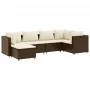 Garden furniture set, 6 pieces, with brown synthetic rattan cushions. by , Garden sets - Ref: Foro24-3308209, Price: 425,45 €...