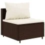 Garden furniture set, 6 pieces, with brown synthetic rattan cushions. by , Garden sets - Ref: Foro24-3308209, Price: 425,45 €...