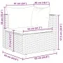 Garden furniture set, 6 pieces, with brown synthetic rattan cushions. by , Garden sets - Ref: Foro24-3308209, Price: 425,45 €...