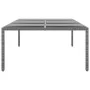 Garden table tempered glass gray synthetic rattan 200x150x75 cm by vidaXL, Garden tables - Ref: Foro24-310587, Price: 233,15 ...