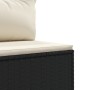Gartenmöbel-Set 5-teilig mit schwarzen Polstern aus synthetischem Rattan von , Gartensets - Ref: Foro24-3308152, Preis: 432,0...