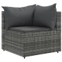 6-piece garden furniture set with gray synthetic rattan cushions by , Garden sets - Ref: Foro24-3308106, Price: 431,52 €, Dis...