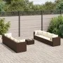 Gartenmöbel-Set, 9-teilig, mit braunen Polstern aus synthetischem Rattan. von , Gartensets - Ref: Foro24-3308041, Preis: 571,...
