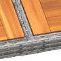 Gartentisch Akazienholz grau synthetisches Rattan 200x150x75 cm von vidaXL, Gartentische - Ref: Foro24-310591, Preis: 304,70 ...