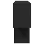 Engineered wood black wall shelf 100x20x53 cm by , Shelves and shelves - Ref: Foro24-848018, Price: 43,51 €, Discount: %