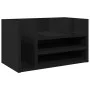 Wooden engineering desktop organizer in black, 44.5x24x25 cm by , Classification and organization - Ref: Foro24-848039, Price...