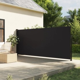 Retractable black side awning 160x500 cm by , Umbrellas - Ref: Foro24-4004429, Price: 108,57 €, Discount: %