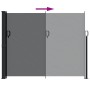 Toldo lateral retráctil negro 160x500 cm de , Sombrillas - Ref: Foro24-4004429, Precio: 111,60 €, Descuento: %