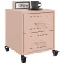 Mesitas de noche 2 unidades acero rosa 36x39x43,5 cm de , Mesitas de noche - Ref: Foro24-846629, Precio: 98,19 €, Descuento: %