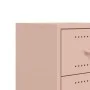 Bedside tables 2 units pink steel 36x39x43.5 cm by , Nightstands - Ref: Foro24-846629, Price: 98,19 €, Discount: %