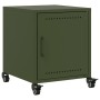 Nachttisch aus olivgrünem Stahl, 36x39x43,5 cm. von , Nachttische - Ref: Foro24-846622, Preis: 49,73 €, Rabatt: %