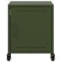 Mesita de noche acero verde oliva 36x39x43,5 cm de , Mesitas de noche - Ref: Foro24-846622, Precio: 49,73 €