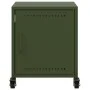 Nachttisch aus olivgrünem Stahl, 36x39x43,5 cm. von , Nachttische - Ref: Foro24-846622, Preis: 49,23 €, Rabatt: %