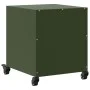 Nachttisch aus olivgrünem Stahl, 36x39x43,5 cm. von , Nachttische - Ref: Foro24-846622, Preis: 49,23 €, Rabatt: %