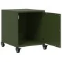 Bedside table in olive green steel, 36x39x43.5 cm by , Nightstands - Ref: Foro24-846622, Price: 49,23 €, Discount: %
