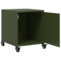 Nachttisch aus olivgrünem Stahl, 36x39x43,5 cm. von , Nachttische - Ref: Foro24-846622, Preis: 49,73 €, Rabatt: %