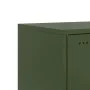 Nachttisch aus olivgrünem Stahl, 36x39x43,5 cm. von , Nachttische - Ref: Foro24-846622, Preis: 49,23 €, Rabatt: %