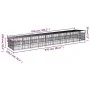Perrera de exterior con tejado acero 18,77 m² by , Dog kennels and fences - Ref: Foro24-3124615, Price: 1,00 €, Discount: %