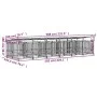Perrera de exterior con tejado acero 11,26 m² by , Dog kennels and fences - Ref: Foro24-3124593, Price: 1,00 €, Discount: %