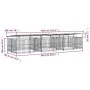 Perrera de exterior con tejado acero 11,26 m² von , Hundehütten und Zäune - Ref: Foro24-3124669, Preis: 1,00 €, Rabatt: %
