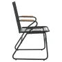 Sillas de jardín 4 unidades ratán PVC negro 58x59x85,5 cm de vidaXL, Sillas de jardín - Ref: Foro24-312174, Precio: 174,24 €,...