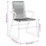 Sillas de jardín 4 unidades ratán PVC negro 58x59x85,5 cm de vidaXL, Sillas de jardín - Ref: Foro24-312174, Precio: 174,24 €,...