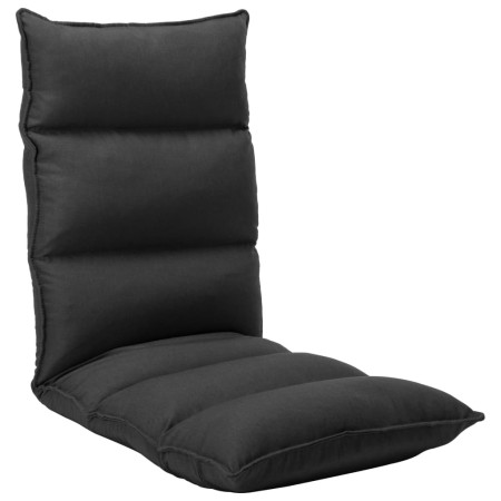 Faltbare Bodenliege aus schwarzem Stoff von , Bodenstühle - Ref: Foro24-325241, Preis: 109,58 €, Rabatt: %