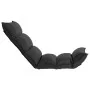 Folding black fabric floor lounger by , Floor chairs - Ref: Foro24-325241, Price: 107,70 €, Discount: %