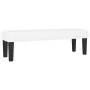 Banco de cuero sintético blanco 100x30x30 cm de , Bancos - Ref: Foro24-346661, Precio: 55,58 €, Descuento: %